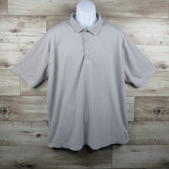 Zorrel* Men's Short Sleeve 3 Button‎ Straight Hem Polo Golf Shirt~ Size 2XL - Picture 1 of 10